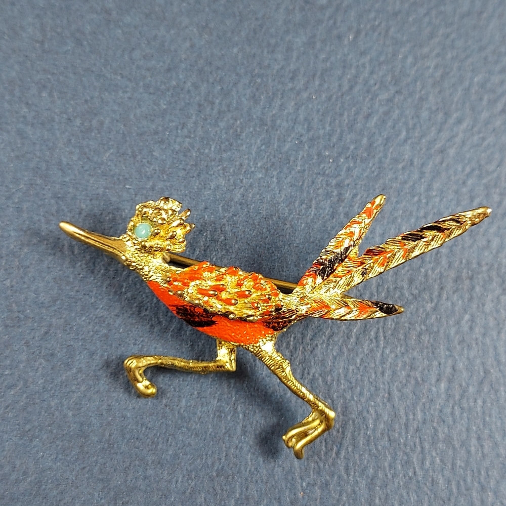 Vintage | Roadrunner Brooch